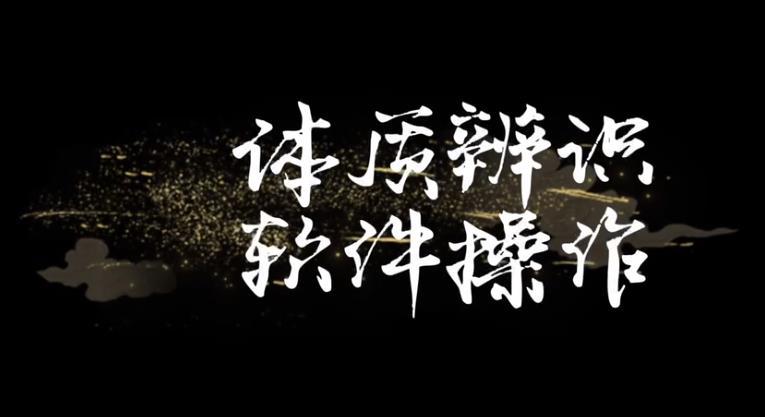 体质辨识软件操作